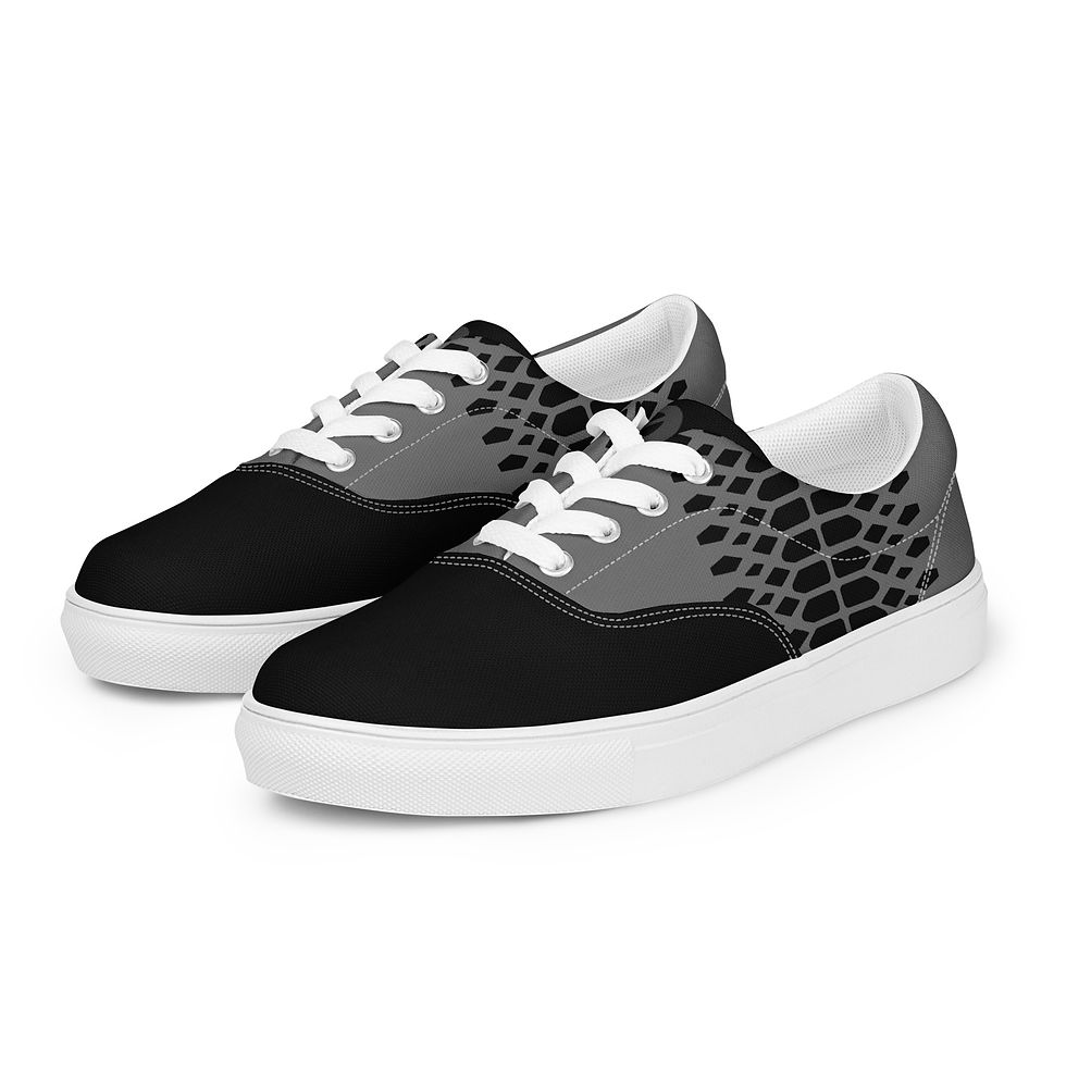 Miniature : Lace-up canvas shoes