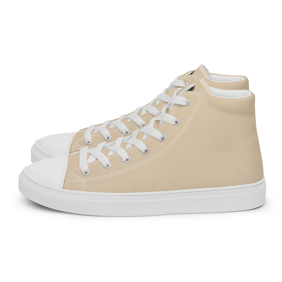 Miniature : High top canvas shoes