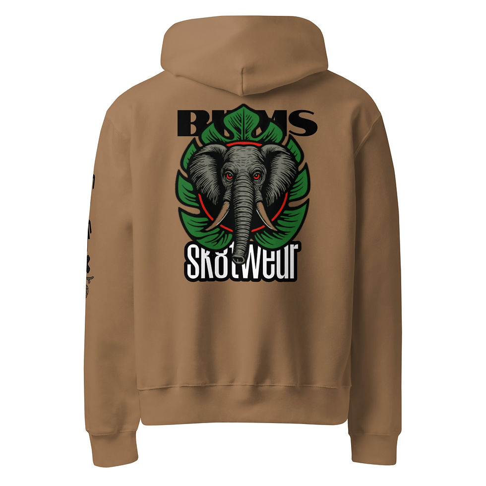 Oversized heavyweight hoodie