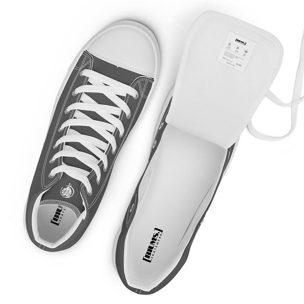 Miniature : High top canvas shoes