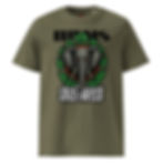 Unisex organic ribbed neck t-shirt