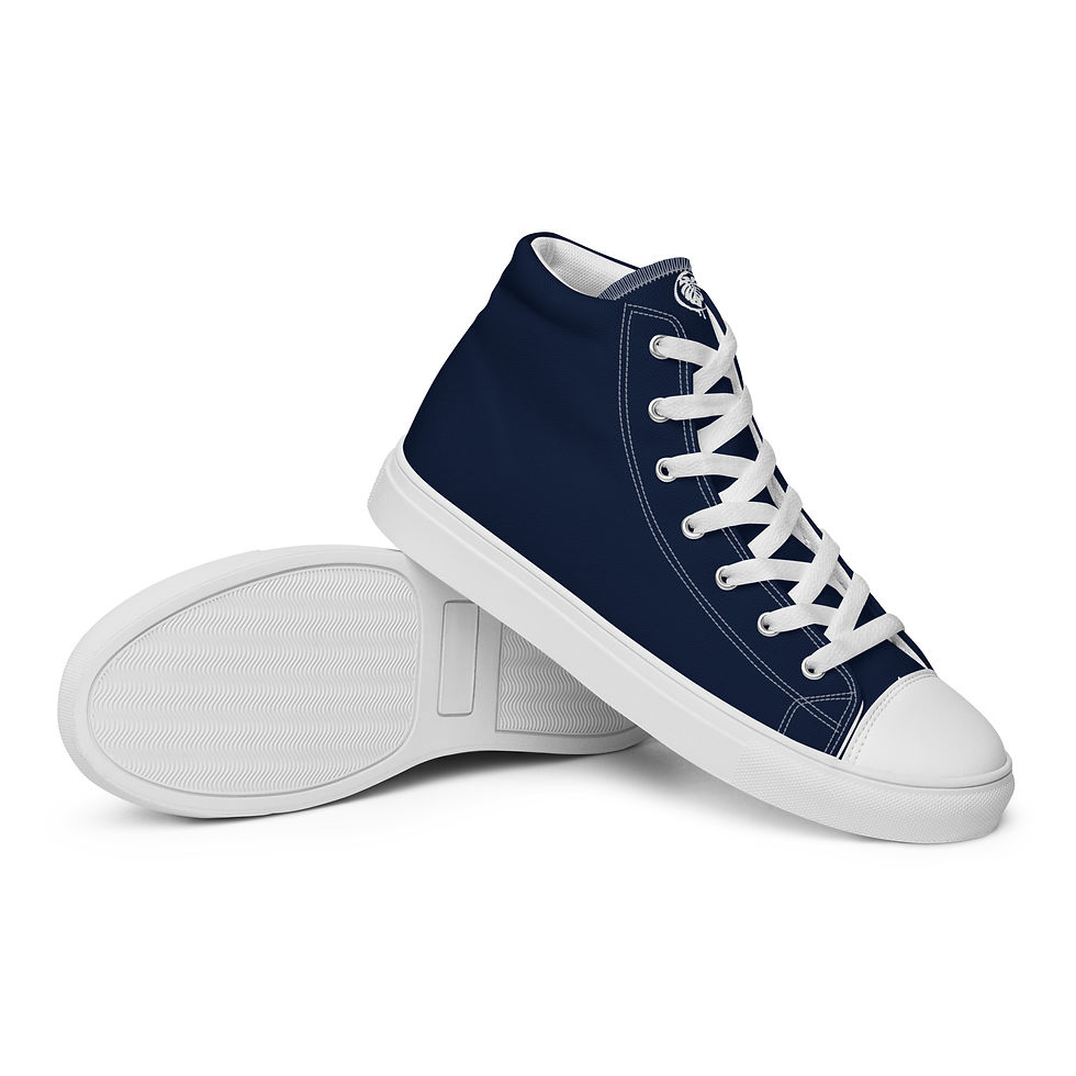 High top canvas shoes