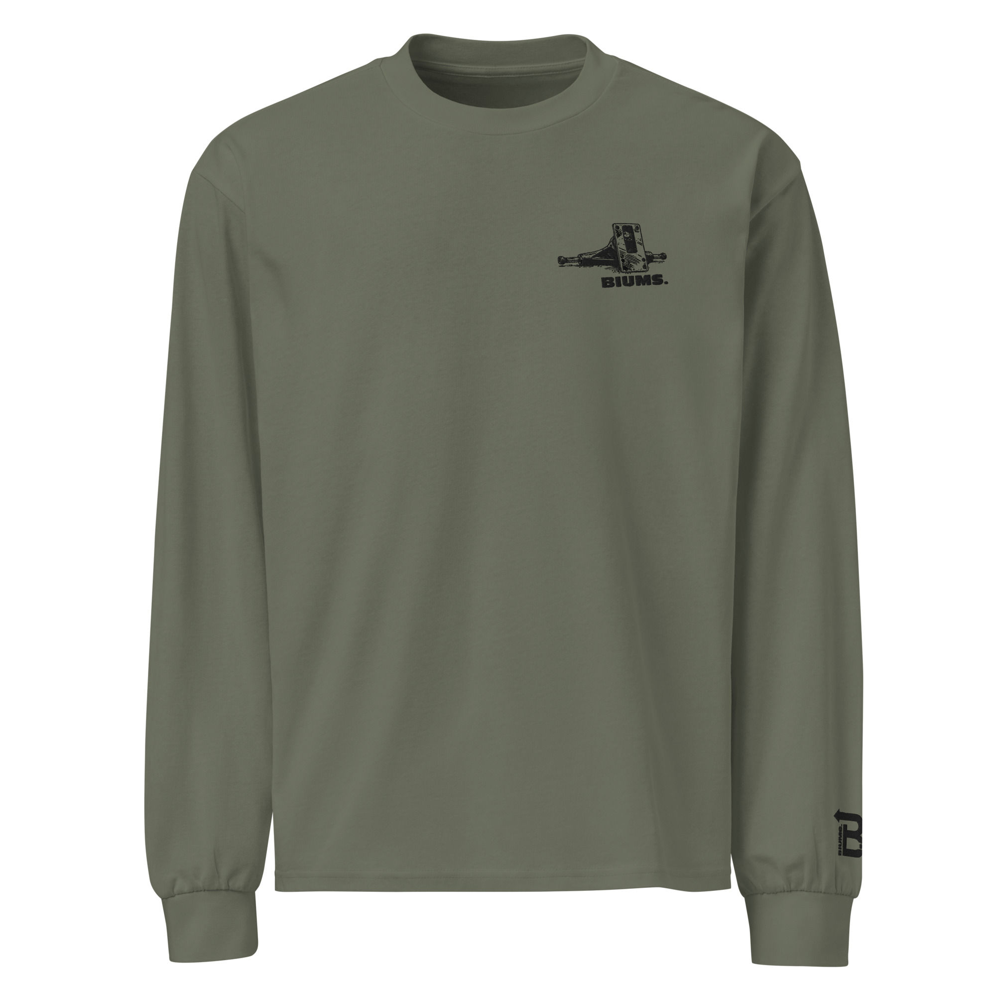 Premium heavyweight long sleeve shirt AS Colour
