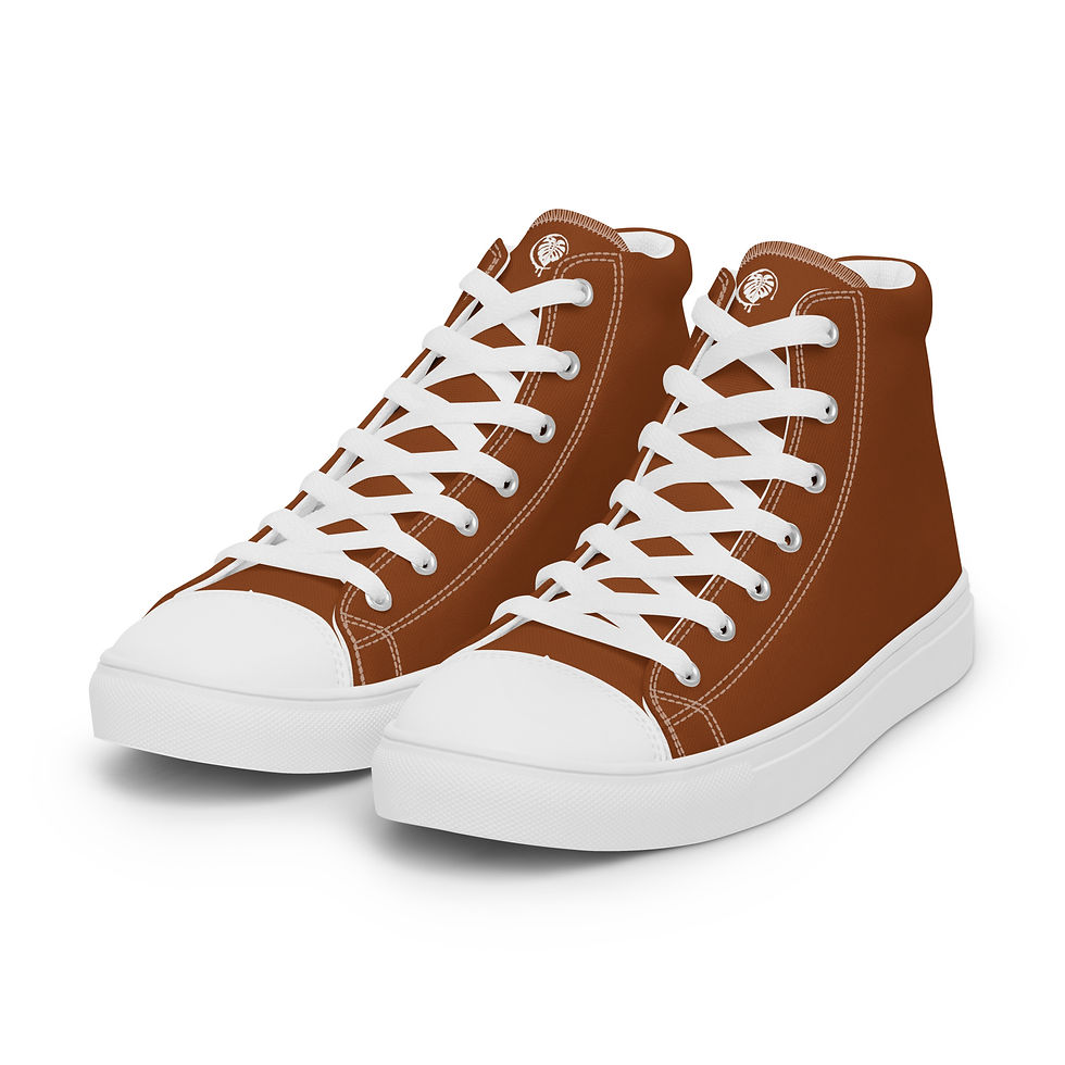 Miniature : High top canvas shoes
