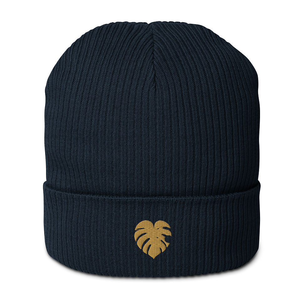 Organic Ribbed Beanie