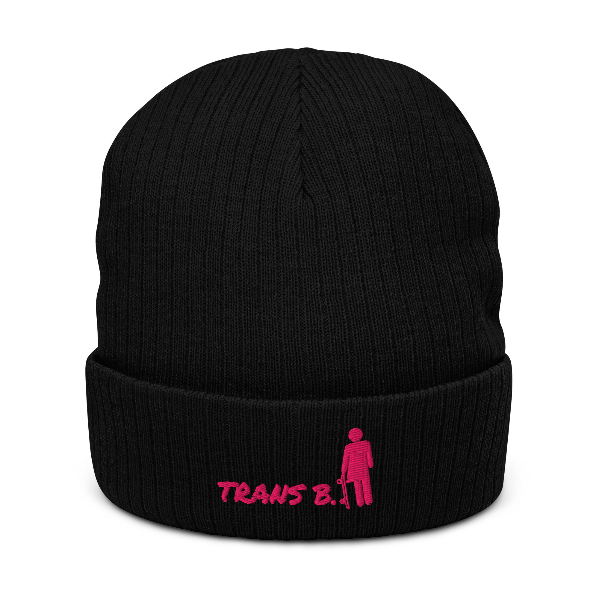 Ribbed knit beanie
