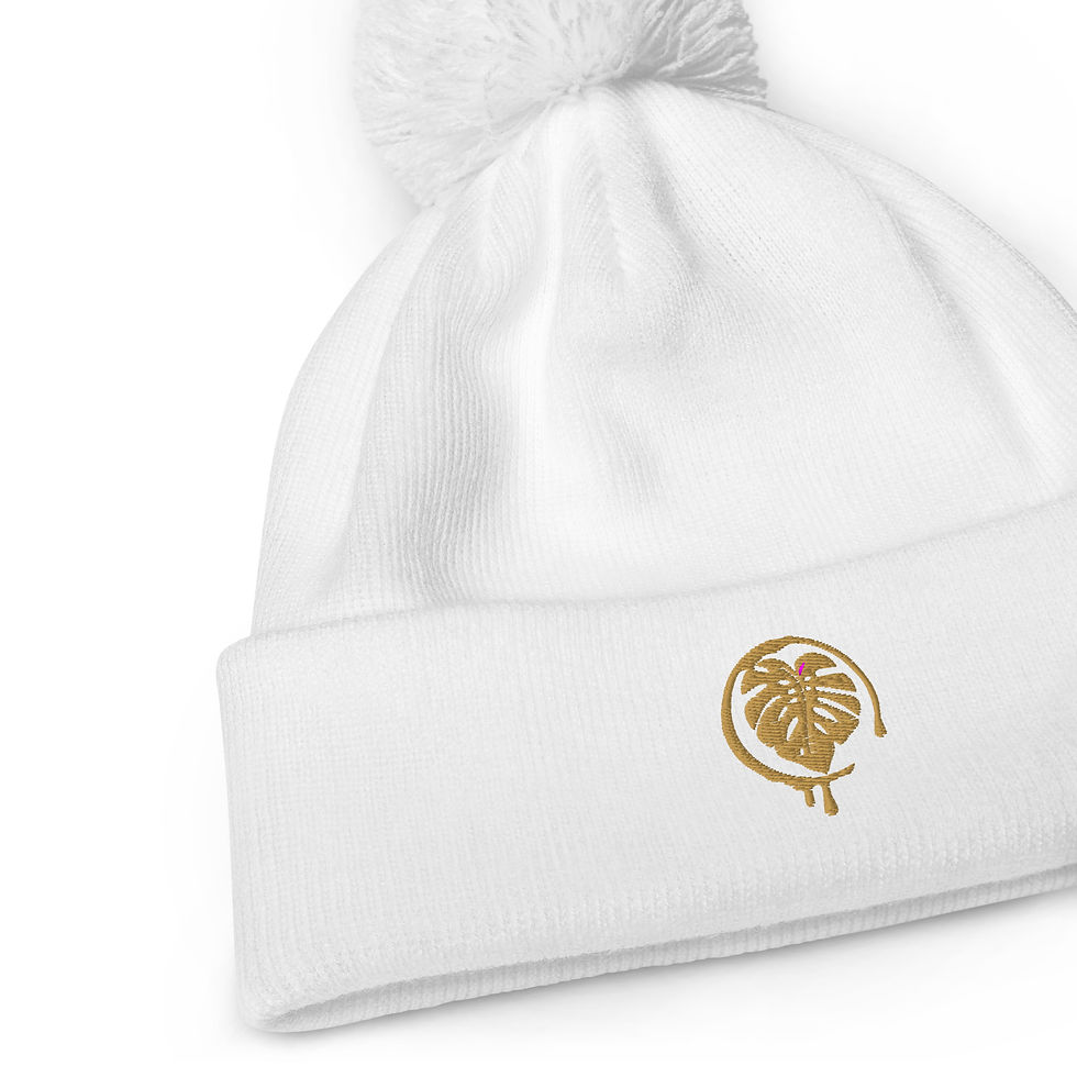Pom pom beanie