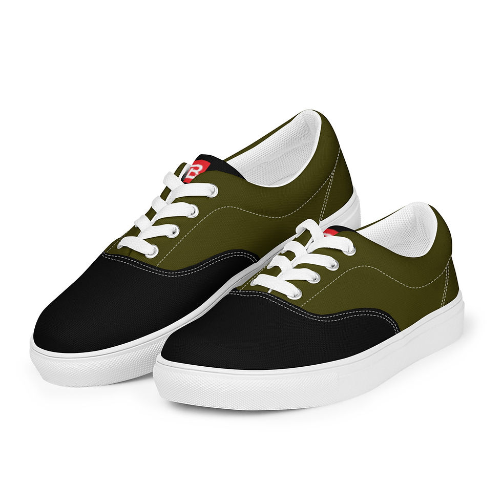 Miniature : Lace-up canvas shoes