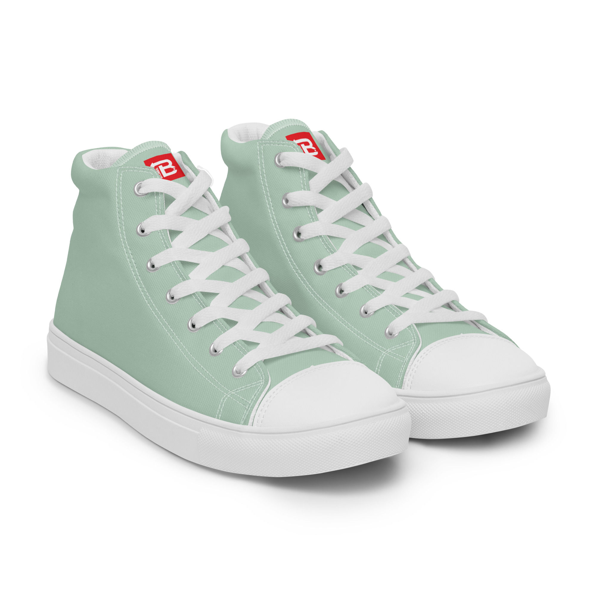 High top canvas shoes