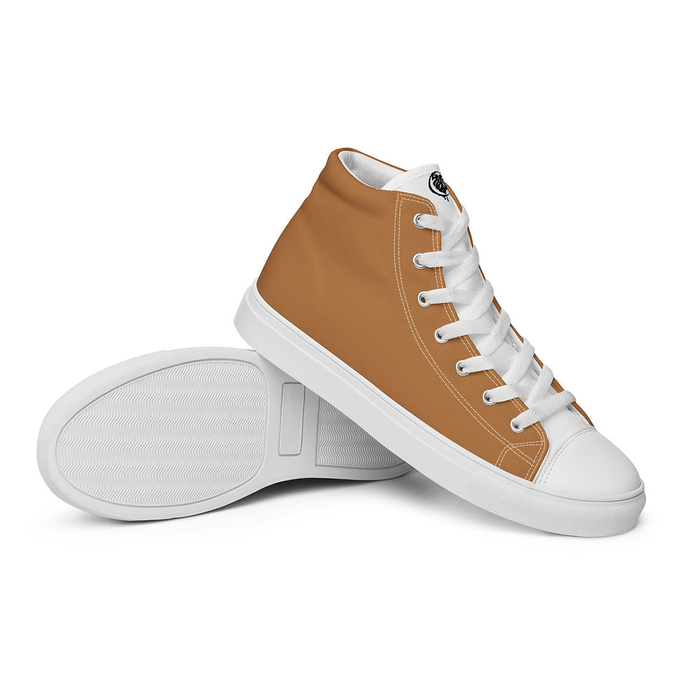 High top canvas shoes