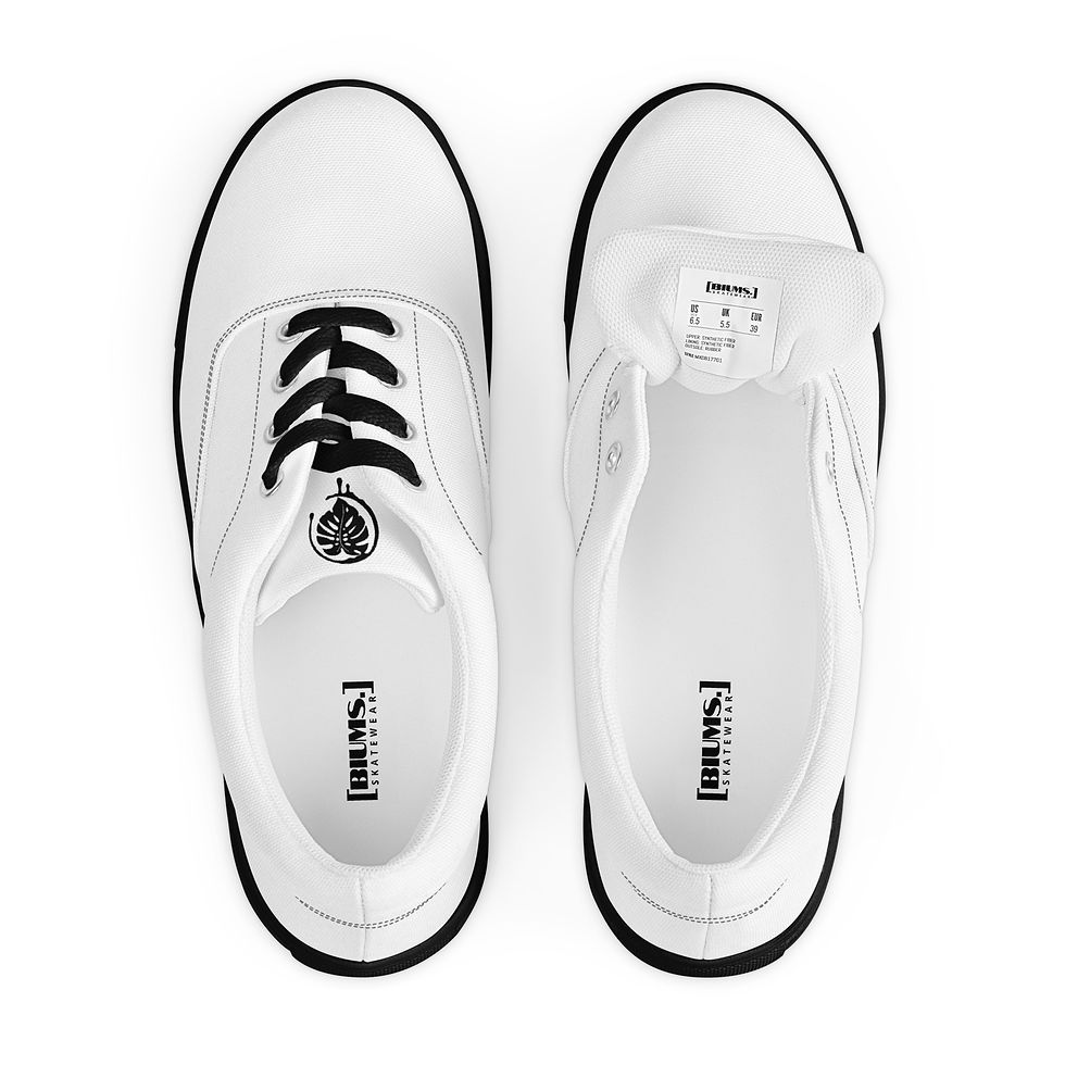 Miniature : Lace-up canvas shoes