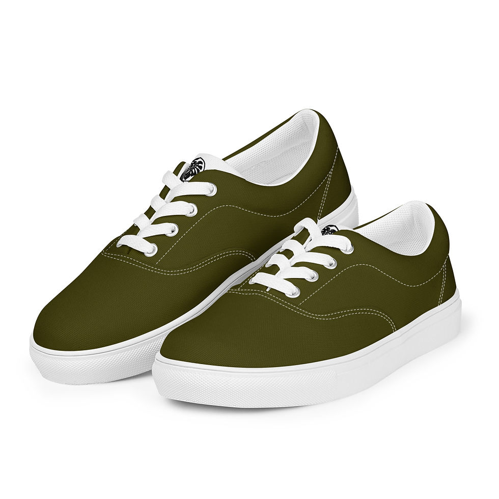 Miniature : Lace-up canvas shoes
