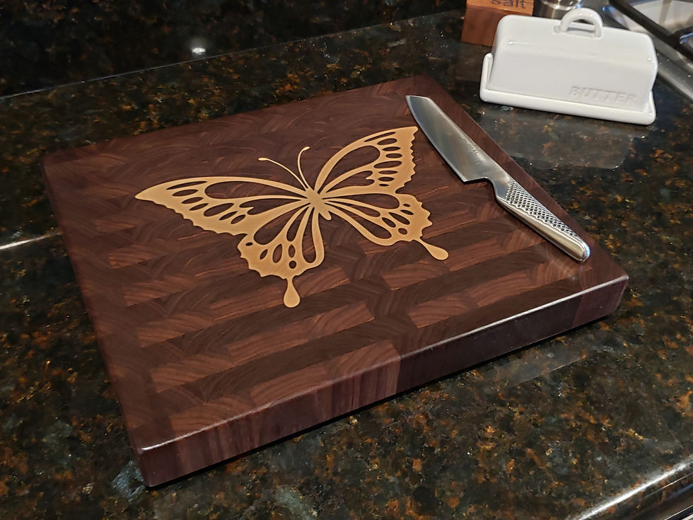 Thumbnail: Large Wood Cutting Board, Endgrain, Charcuterie Board, Personalized