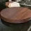 Thumbnail: Wood Cutting Board, Round, Large, Walnut, Personalized, Chopping Block