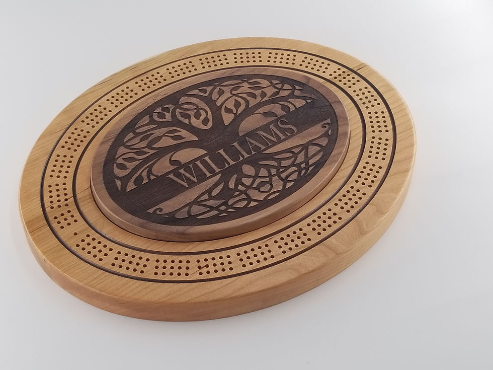 Thumbnail: Cribbage Board set, With Stroage, Personalized, Gift, Game, Puzzle, Birthday