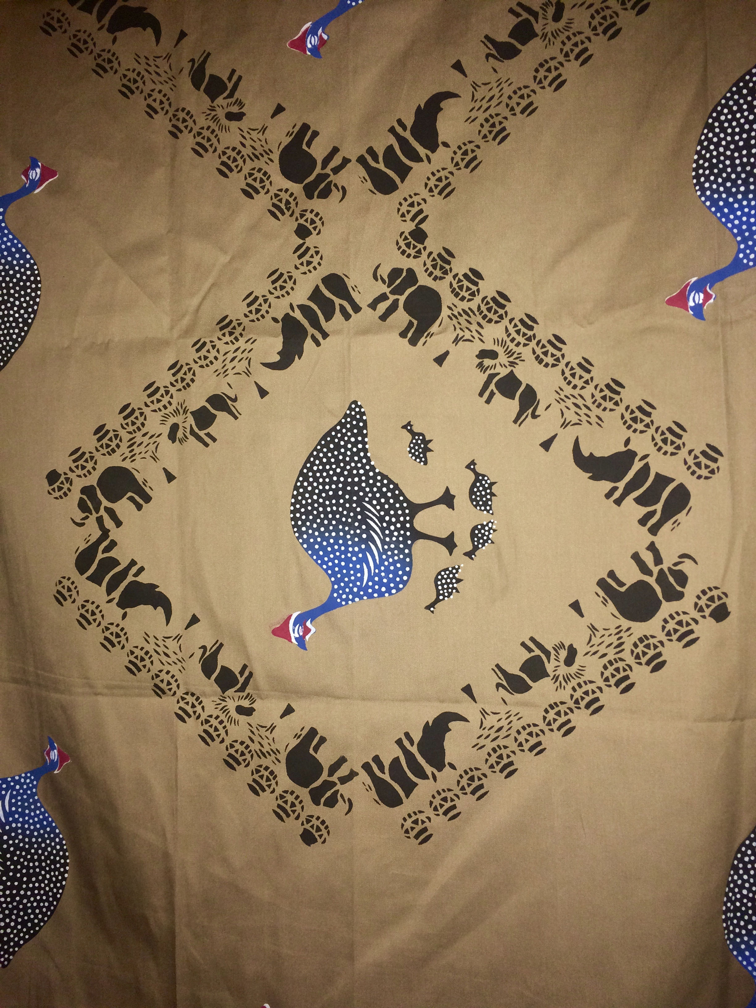 Guinea Fowl Batik