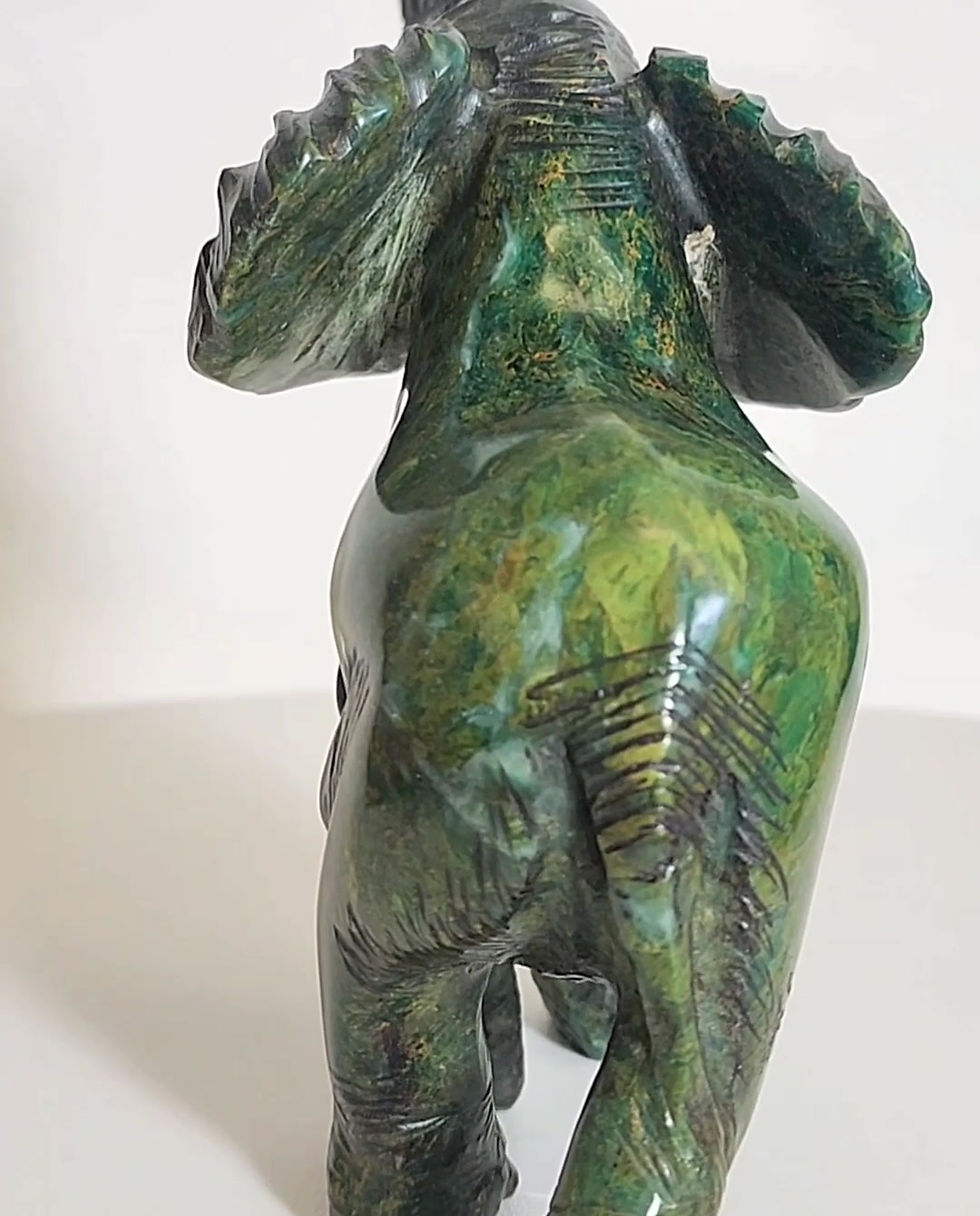 Thumbnail: Verdite Elephant Sculpture