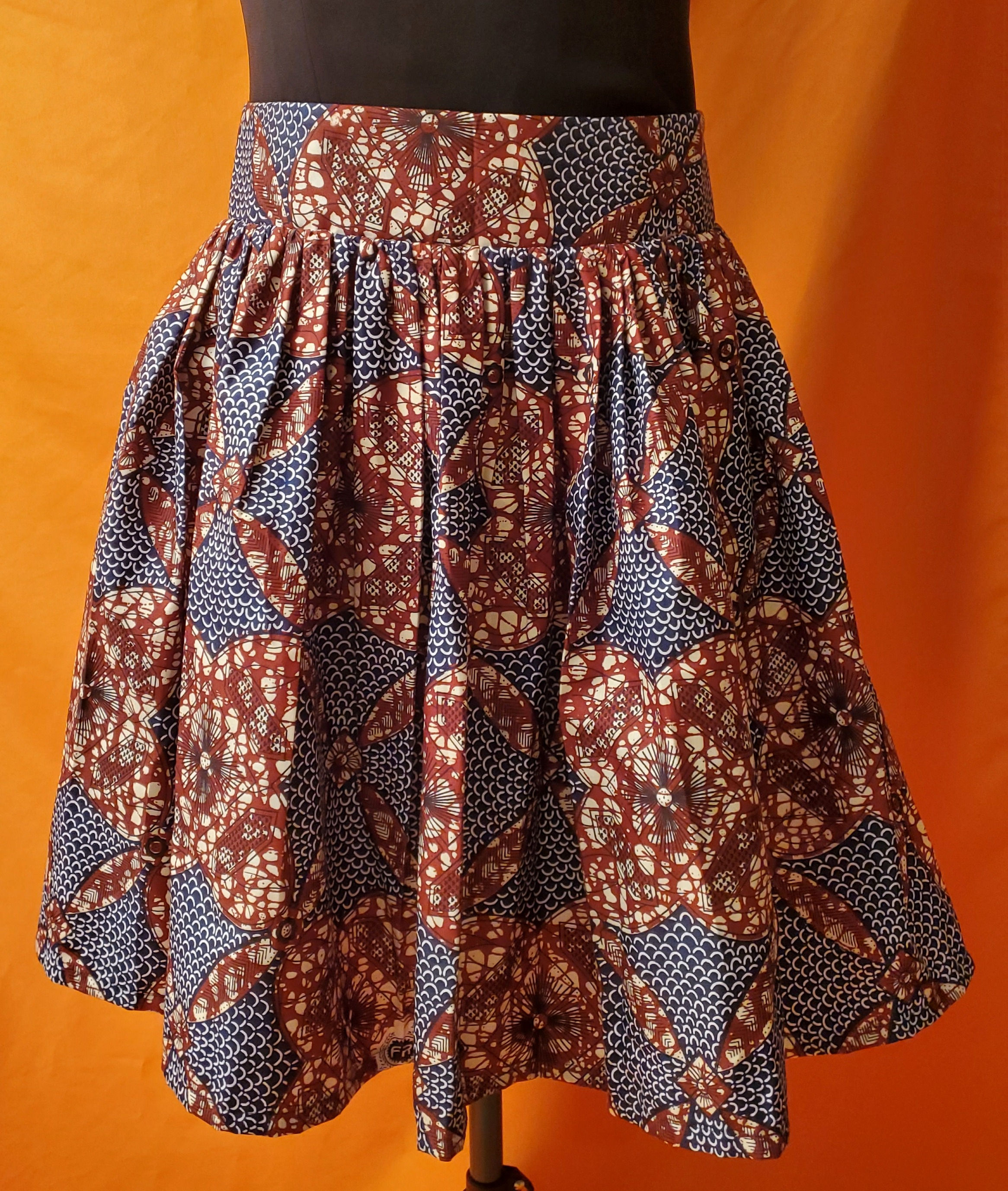 Knee Length Flare Skirt