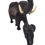 Thumbnail: Ironwood Elephant with Calf
