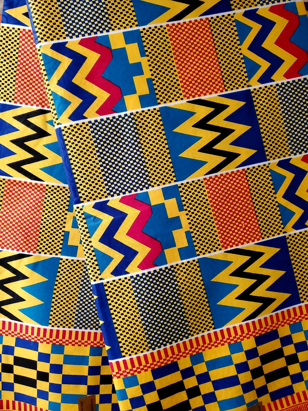 Thumbnail: 100% Polyester Wax Print Fabric