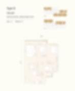 Arra Residences Layout Type B (938 sq.ft.) 3 Bedrooms, 2 Bathrooms