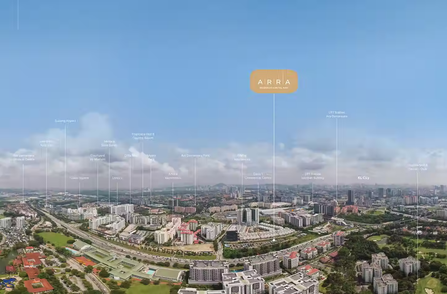 Arra Residences' Location Map