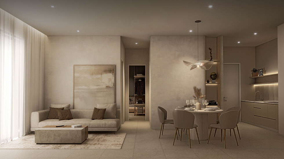 Arra Residences Showroom Living Area