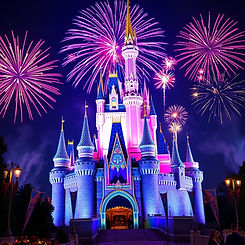 princess castle with fireworks.jpg
