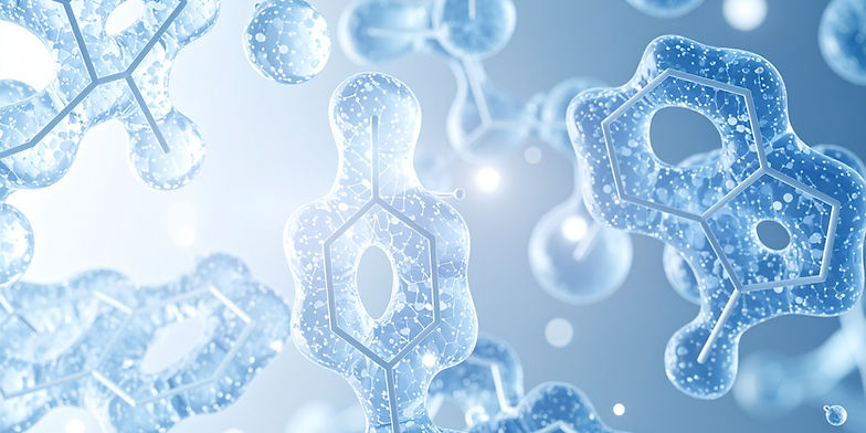 Firefly_High-resolution 3D protein model within a glowing electron density map, _soft past