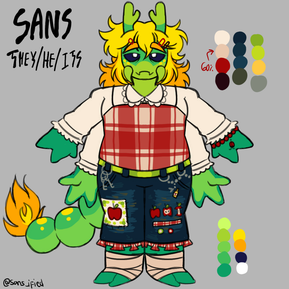 Sans AppleOutfit