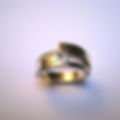 Bicolor asring met briljanten