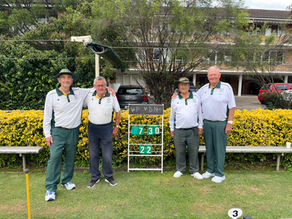 2025/26 Club Over 70s Pairs Draw
