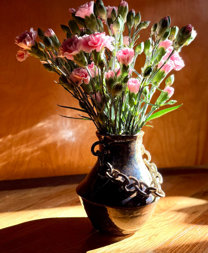 Chained Vase by Ciara Bramble