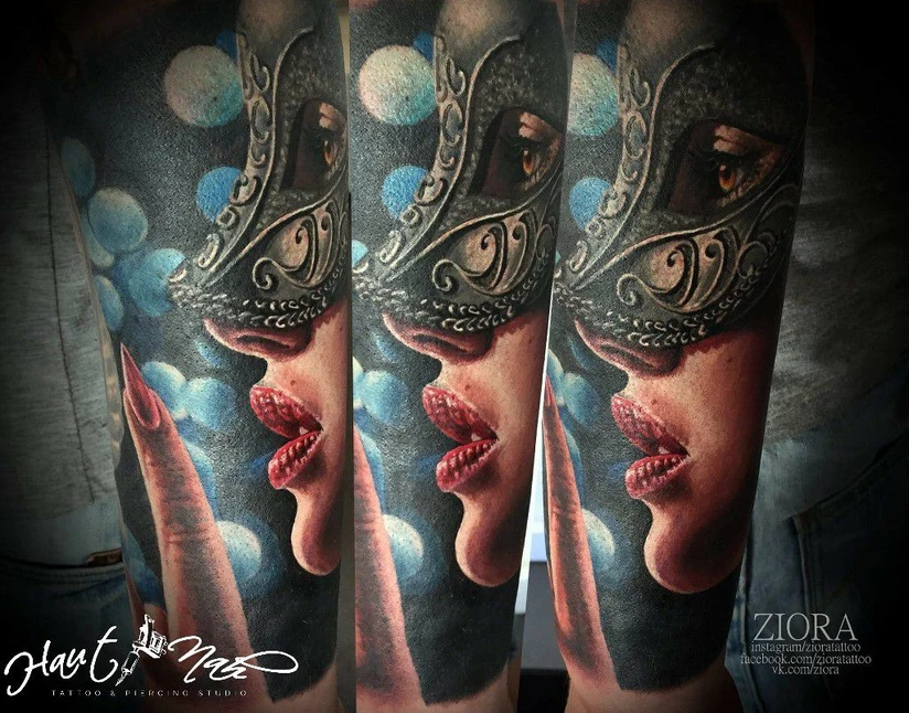 rauchende dame tattoowierung jpg