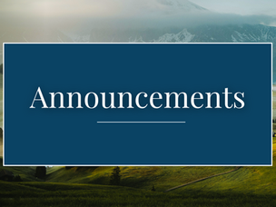 Special Service & Missionary Update