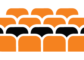 2nd Row Comedy theatre seats graphic