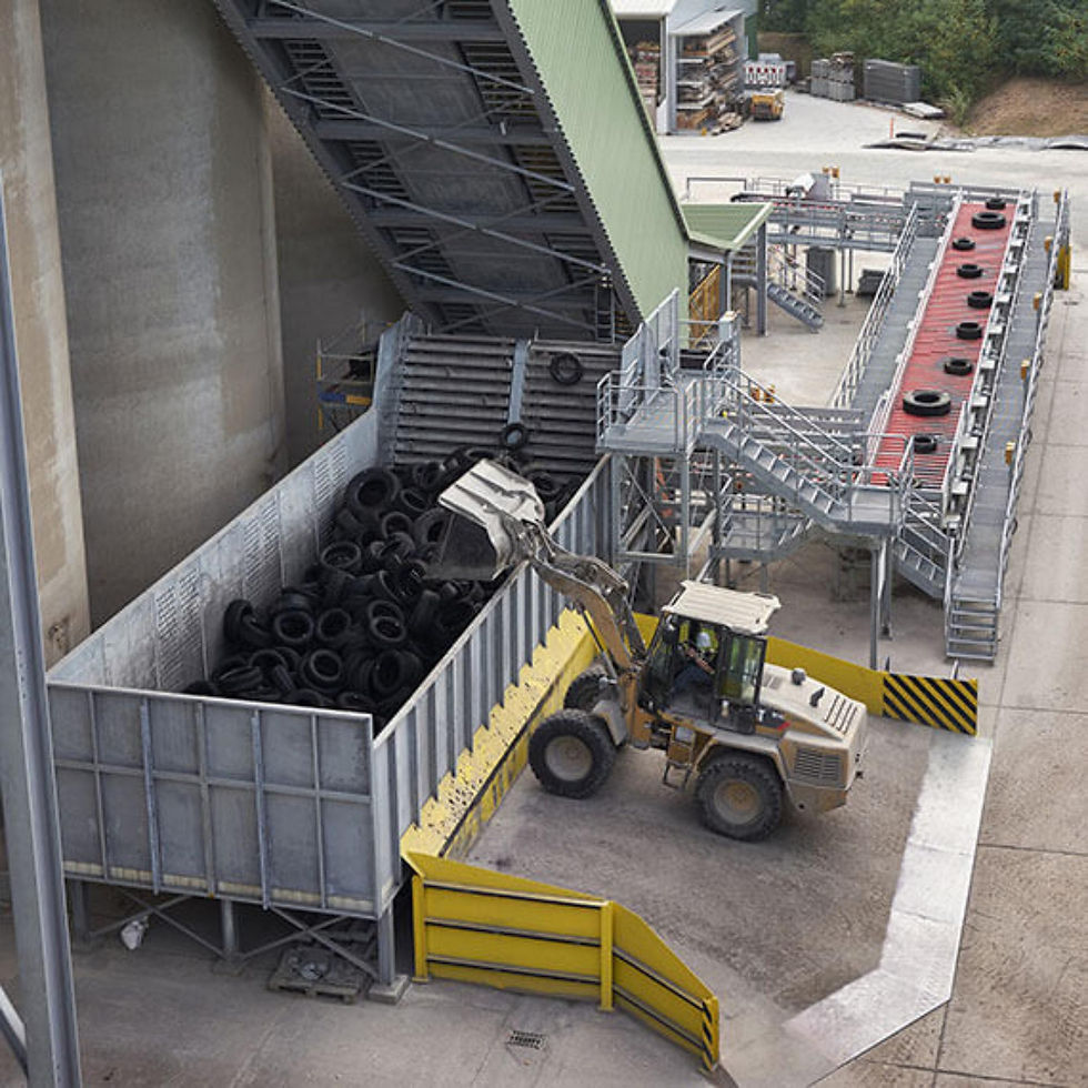 Most Tyre Derived Fuel is used to power cement kilns