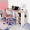 Miniatura: Escritorio de Computadora BRENTON MDF BLANCO HAYA FurnitureR Minimalista