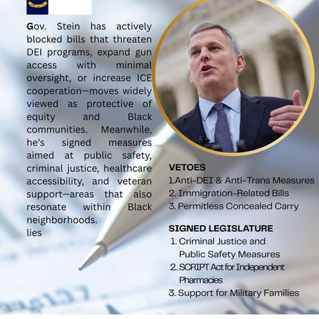 Recent Actions by Gov. Josh Stein