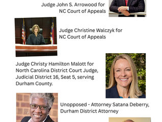 DCABP ANNOUNCES THE FOLLOWING ENDORSEMENTS FOR THE NOVEMBER 3 GENERAL