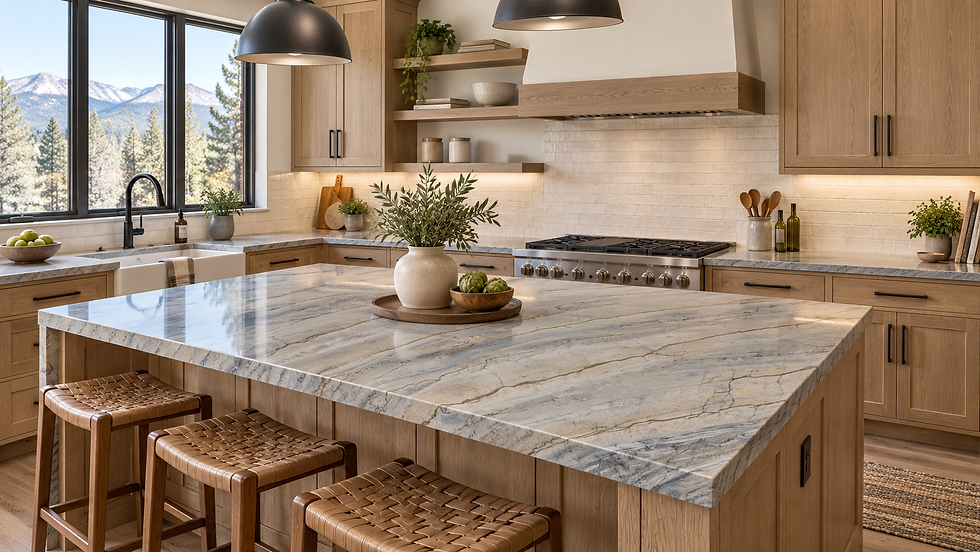 How to Pair Quartzite Countertops With a Backsplash