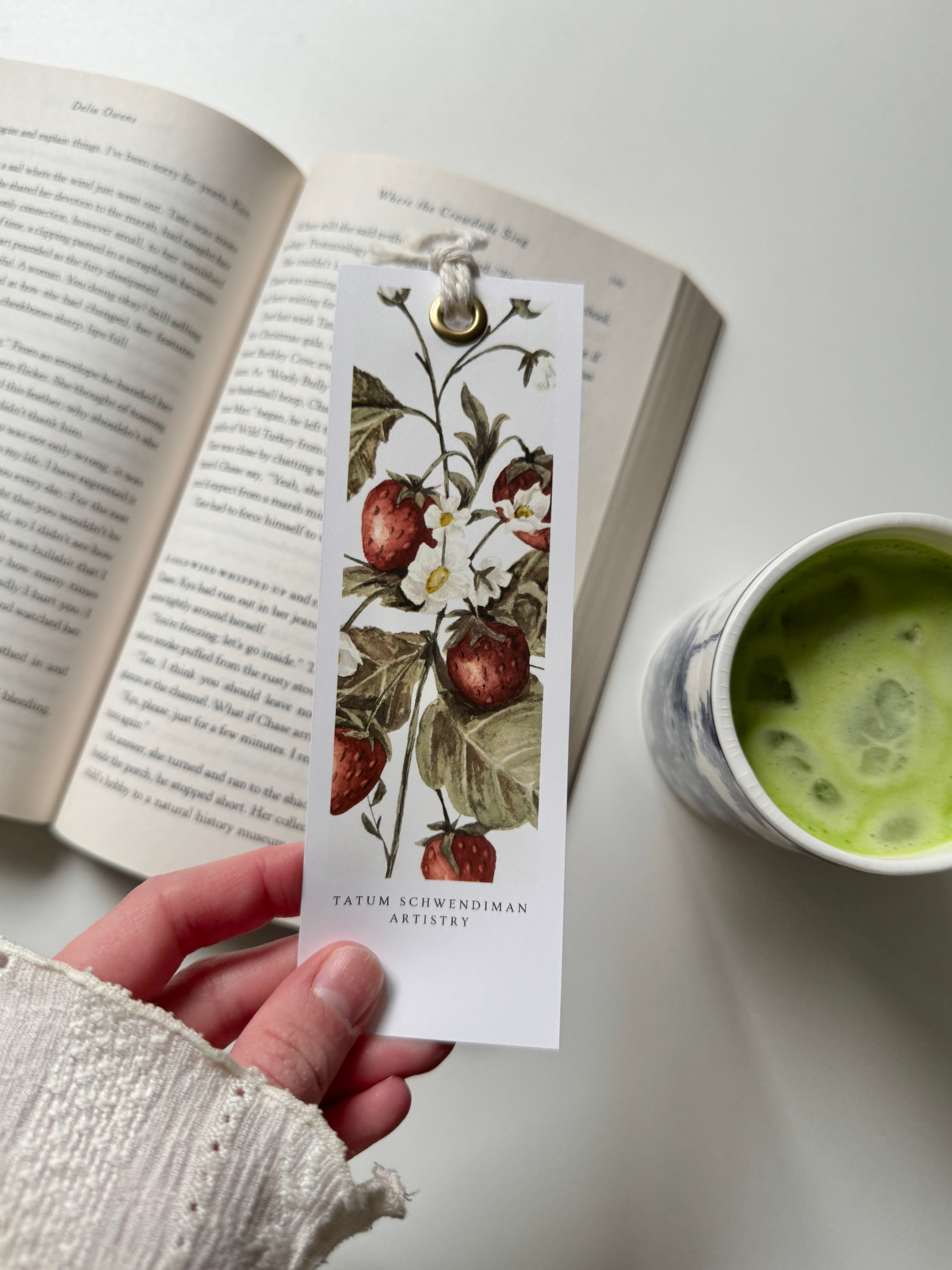 Strawberry Vine Bookmark