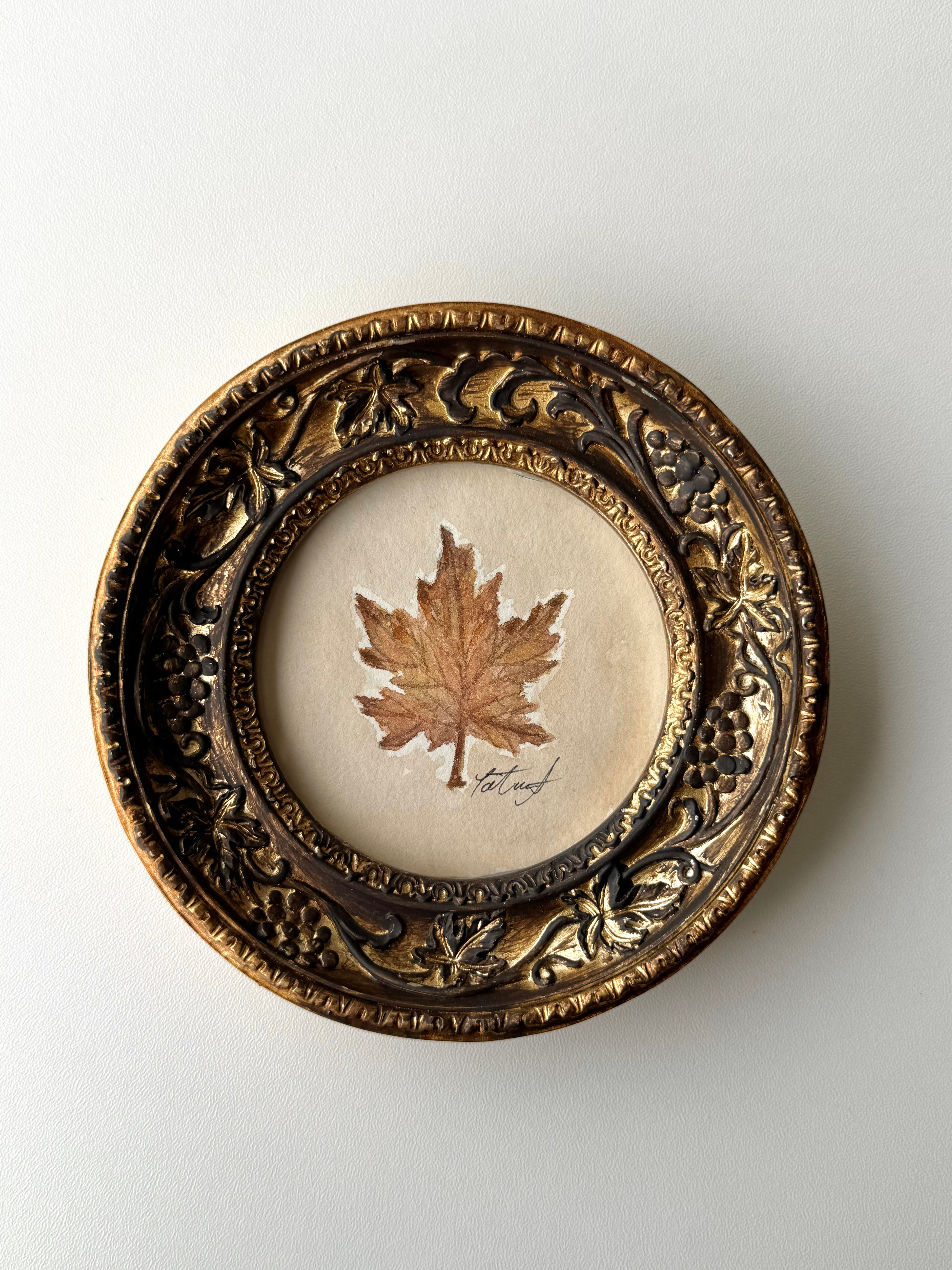 The Painted Maple Original Framed Art