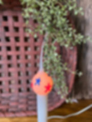 Patriotic Star Silicone Dipped Candle Bulb