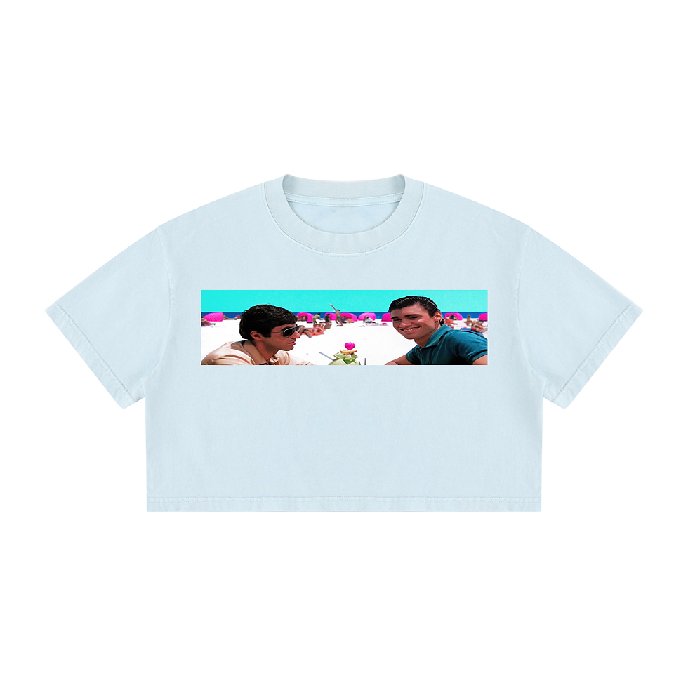 Thumbnail: Women's Mineral Wash Cotton Crop T-Shirt