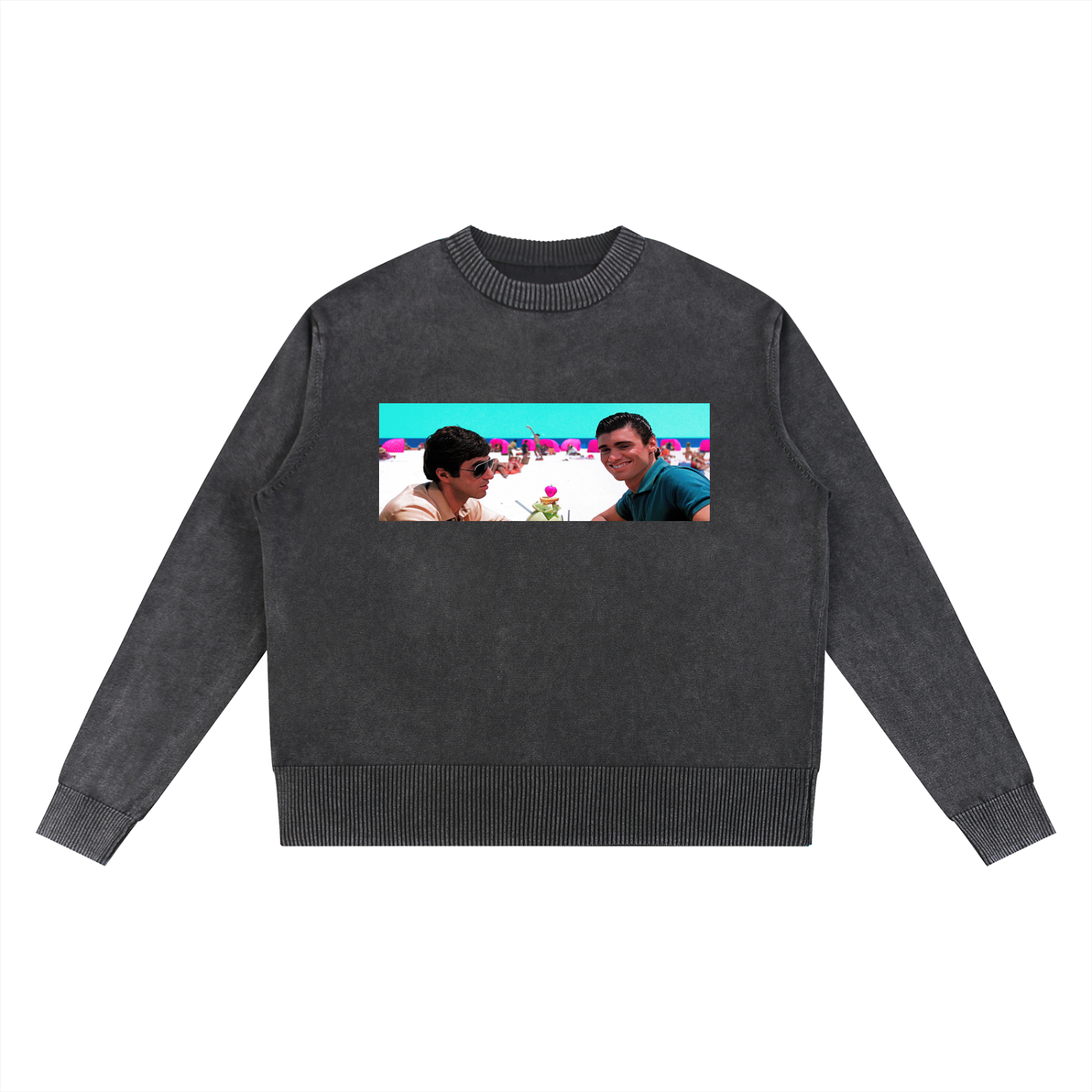 Mineral Wash Oversized Sweater