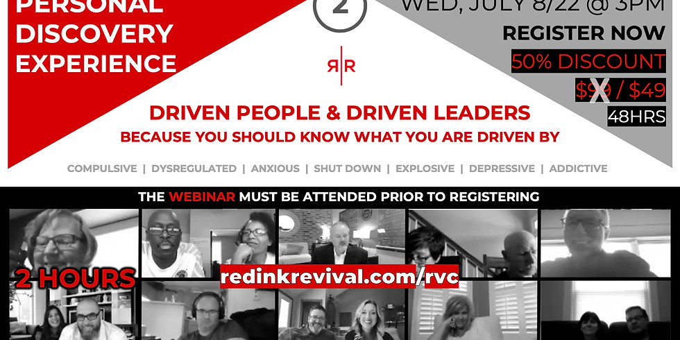PERSONAL DISCOVERY EXPERIENCE | July Church Staff Cohort