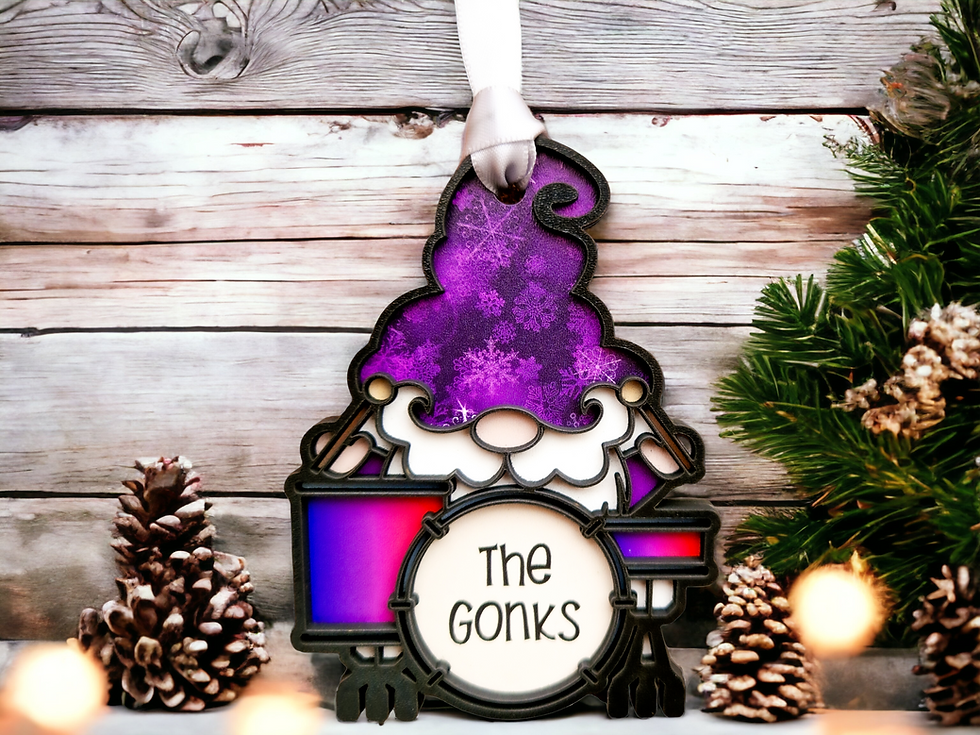 Thumbnail: Guitar and drum gonk ornaments