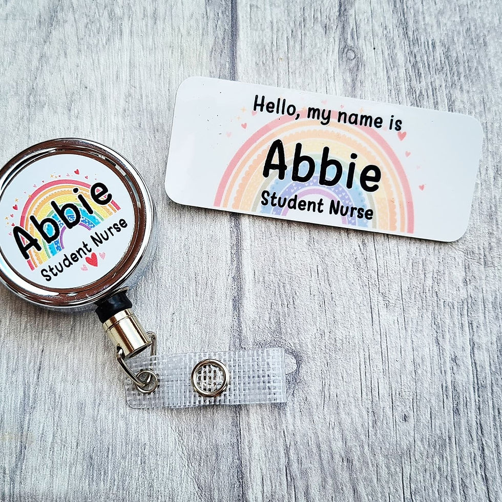 Thumbnail: Rainbow badge reel set 