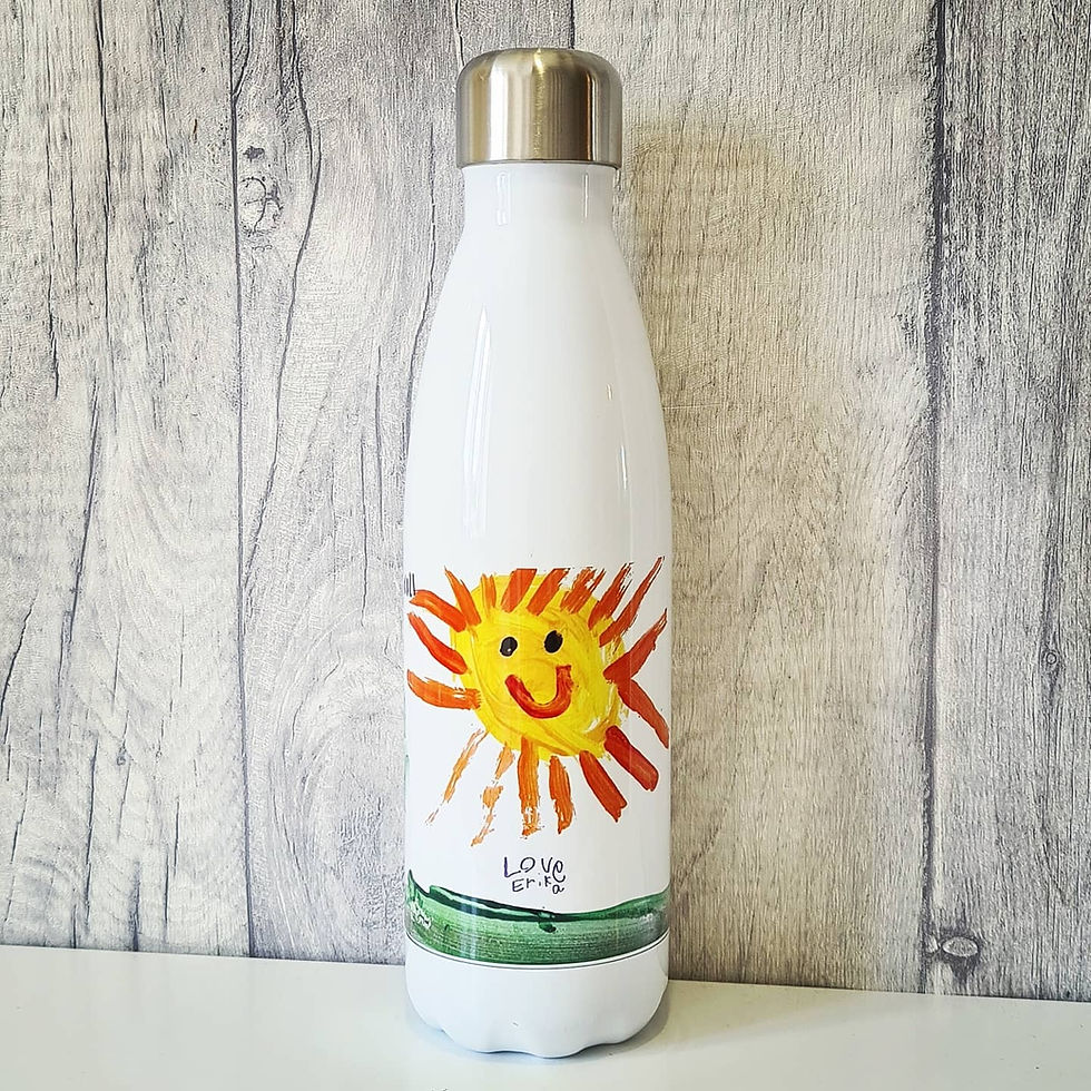 Thumbnail: Child's artwork Bottle